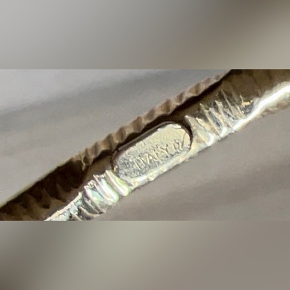 Vintage 10K Gold Over Sterling Silver Bangle Bracelet, 8-8.75", 4.6g - Picture 5 of 5